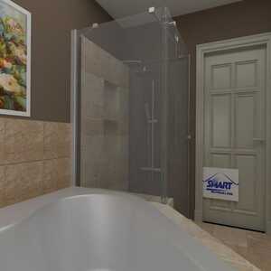 3D Design For a Bathroom  by Smart Remodeling LLC -Houston