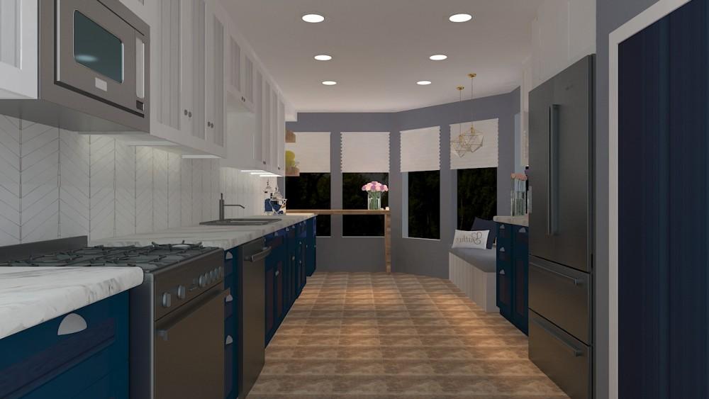 3D Design For a Kitchen (Full View) by Smart Remodeling LLC -Houston
