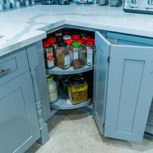 Cabinets storage solution In Kitchen by Smart Remodeling LLC -Houston