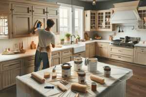 How to Paint Kitchen Cabinets without Sanding