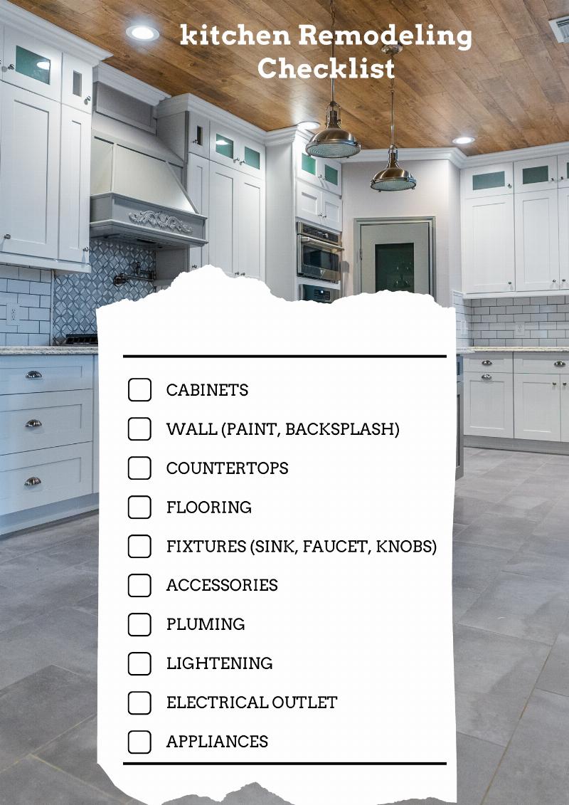 Kitchen Remodeling Checklist