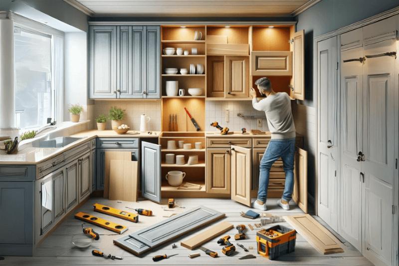 Process of Cabinet Refacing