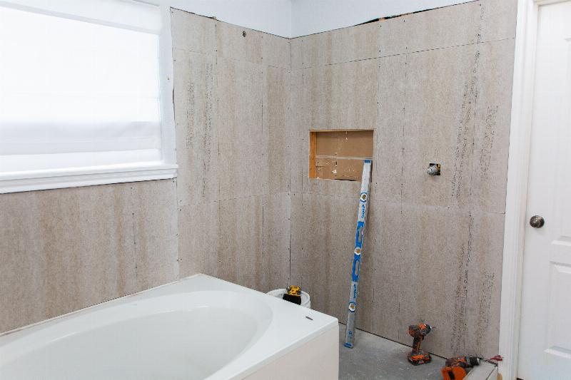 back board for shower