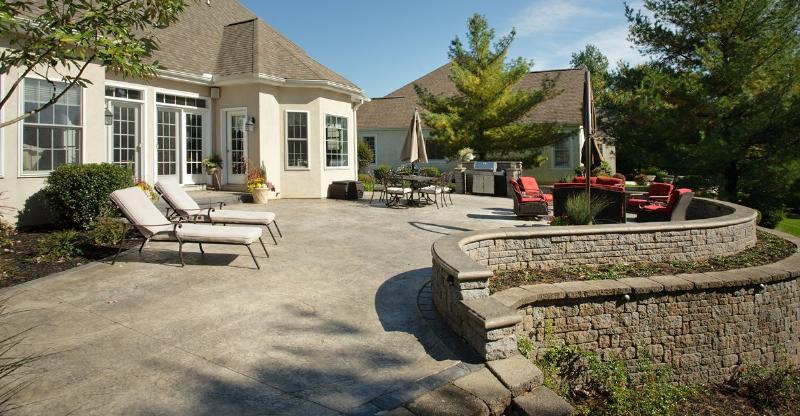Backyard Concrete Patio