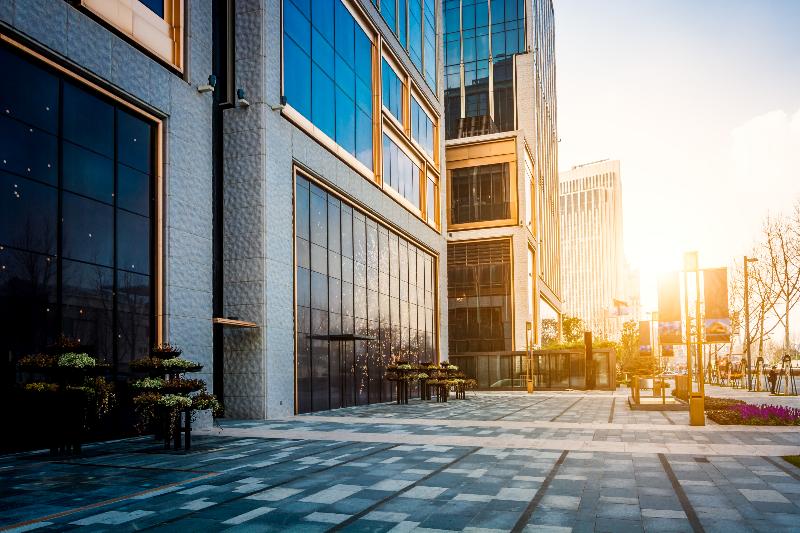 beautiful commercial building exterior