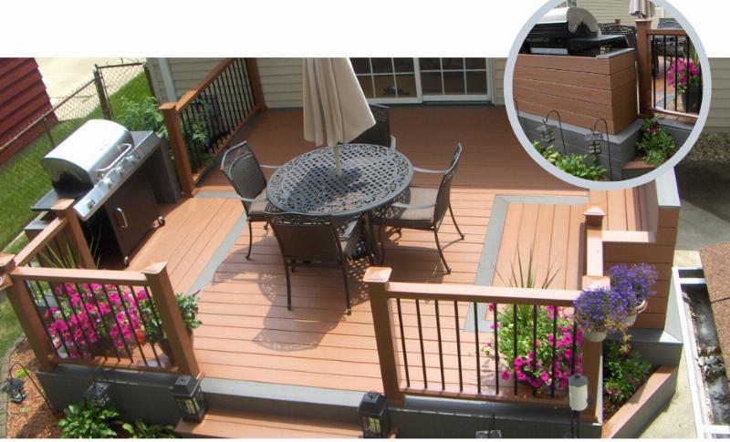 Deck Bump Out For Grill