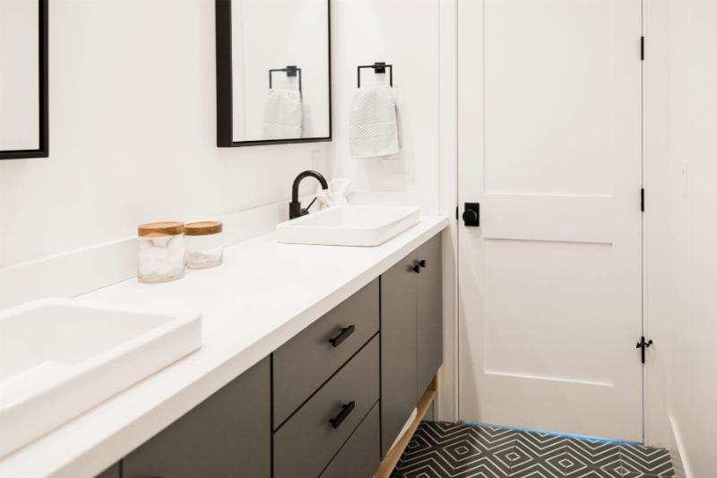Design for office bathroom
