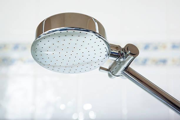 head shower in bathroom.