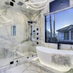 modern bathtub