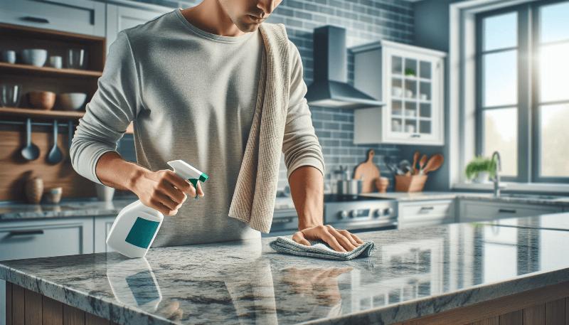 Clean Quartz Countertop