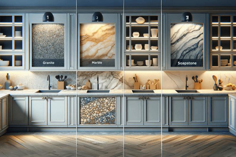 Types of stone countertops