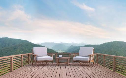 Outdoor Wooden Deck