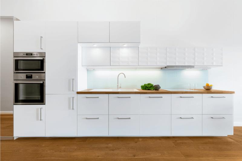Paint Backsplash in a Kitchen