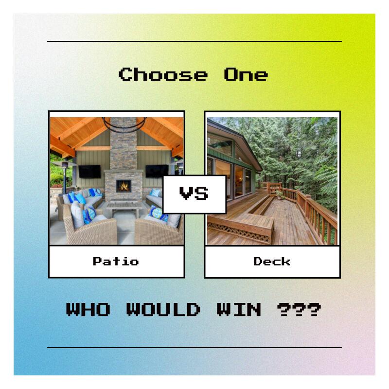 Patio Vs Deck