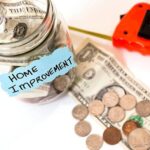 Saving for home improvement: Construction budget concept.