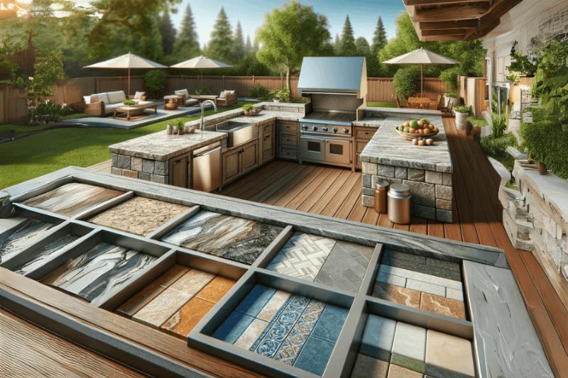 Best countertop materials for outdoor kitchen