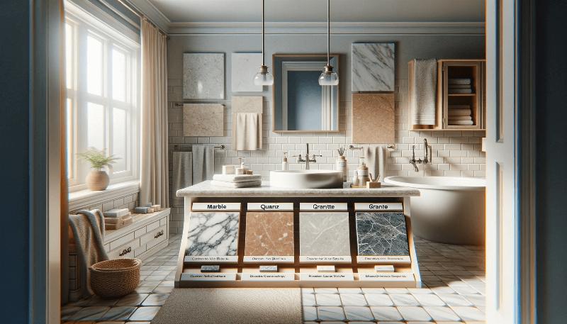 Tips to Choose the Right Countertop Material for Bathrooms