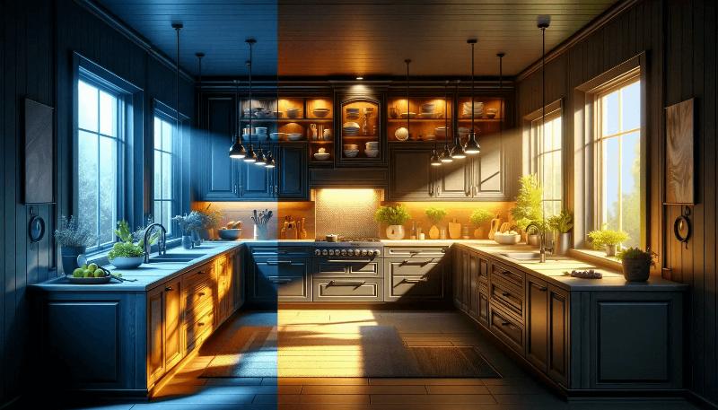 Role of lightening for color schemes