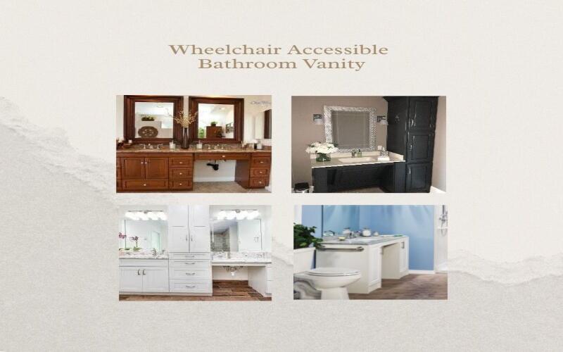 wheelchair-accessible bathroom vanities